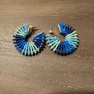 Unbranded beaded hoops